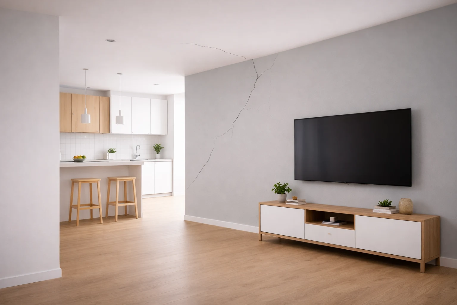 ترکهای ساختمان نوساز